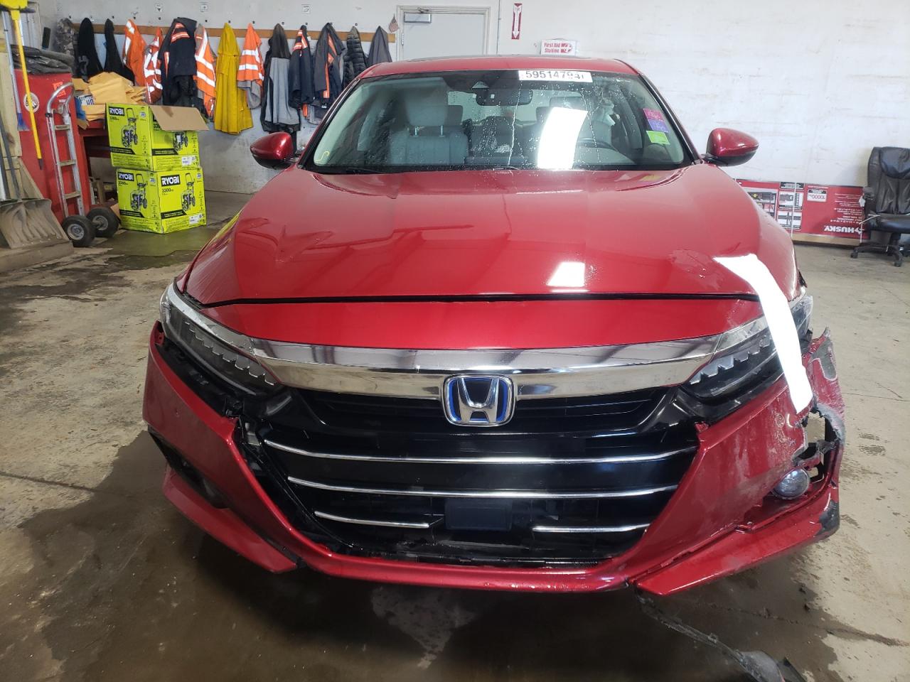 2022 HONDA ACCORD HYBRID EXL VIN:1HGCV3F52NA001673