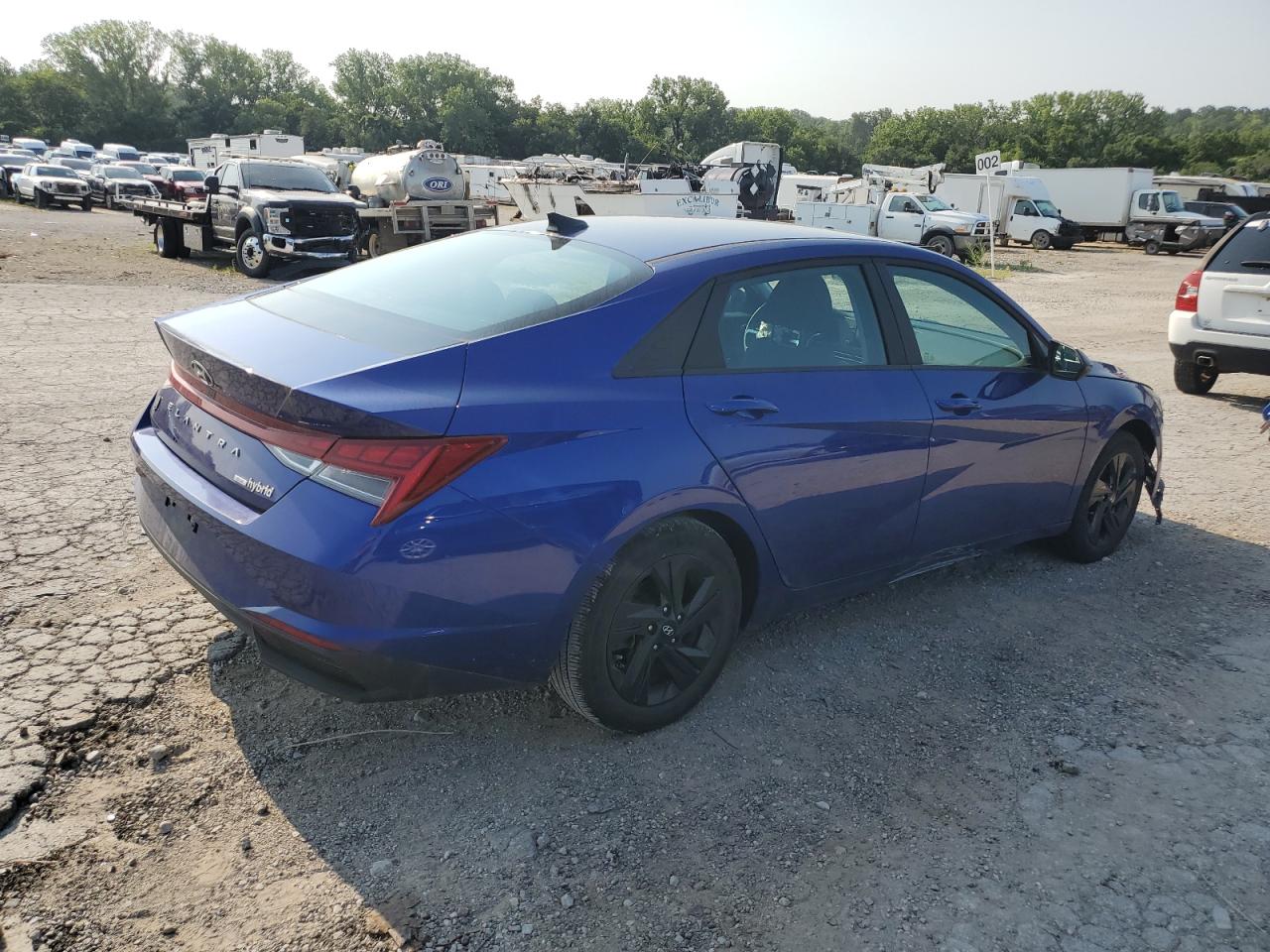 2022 HYUNDAI ELANTRA BLUE VIN:KMHLM4AJ5NU028114