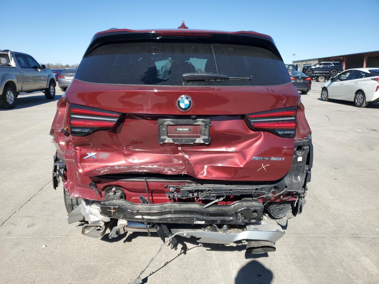 2022 BMW X3 SDRIVE30I VIN:5UX43DP04N9K91982