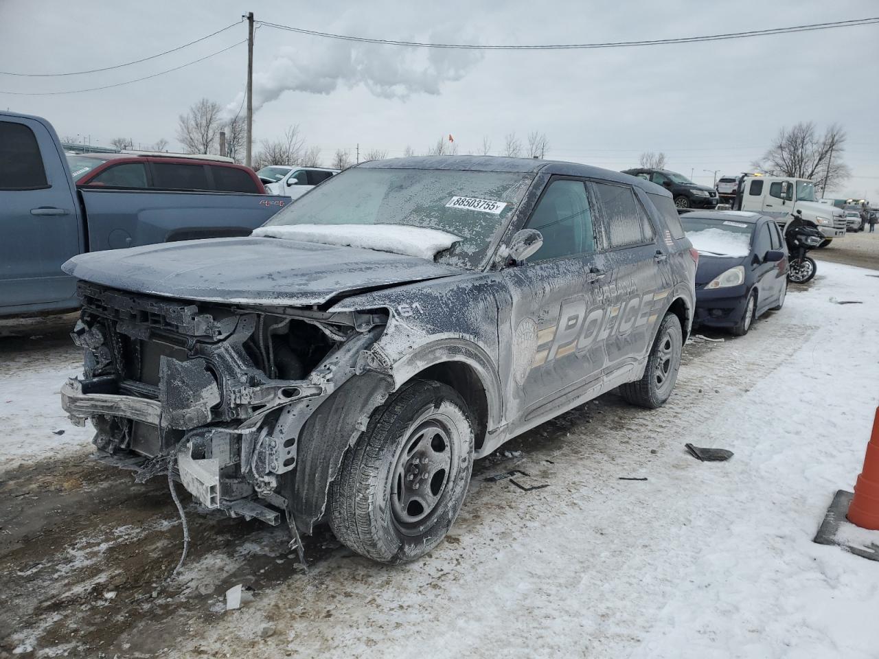2022 FORD EXPLORER POLICE INTERCEPTOR VIN:1FM5K8AB3NGC19527