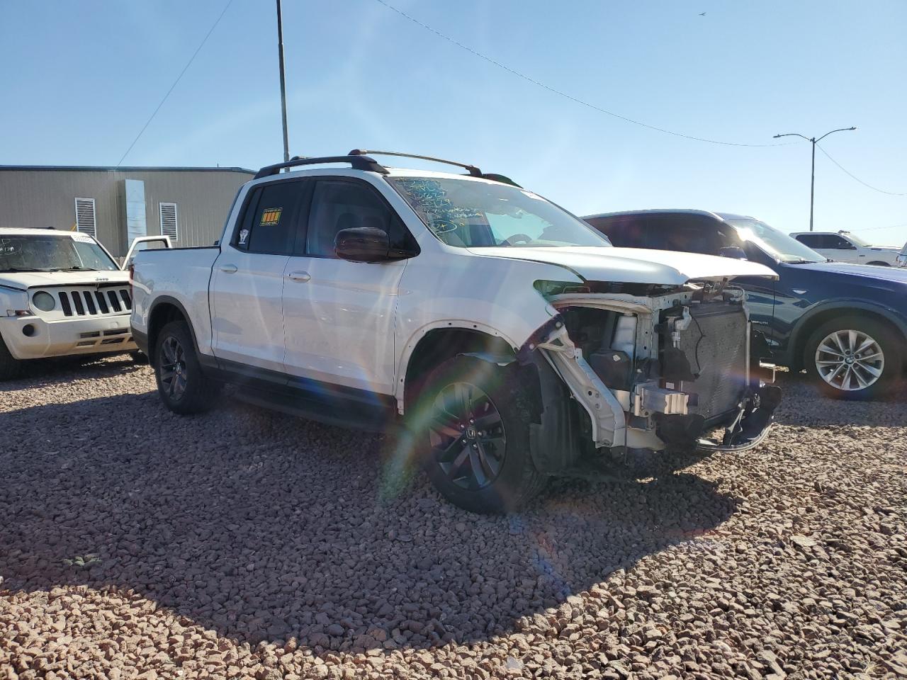 2022 HONDA RIDGELINE SPORT VIN:5FPYK3F10NB000627