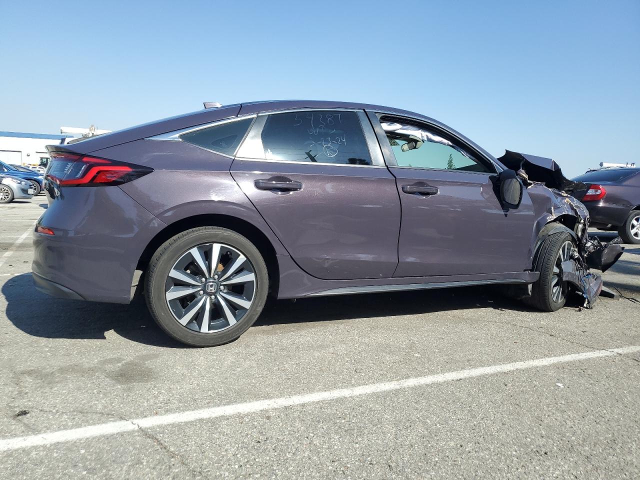 2022 HONDA CIVIC EXL VIN:19XFL1H74NE014619