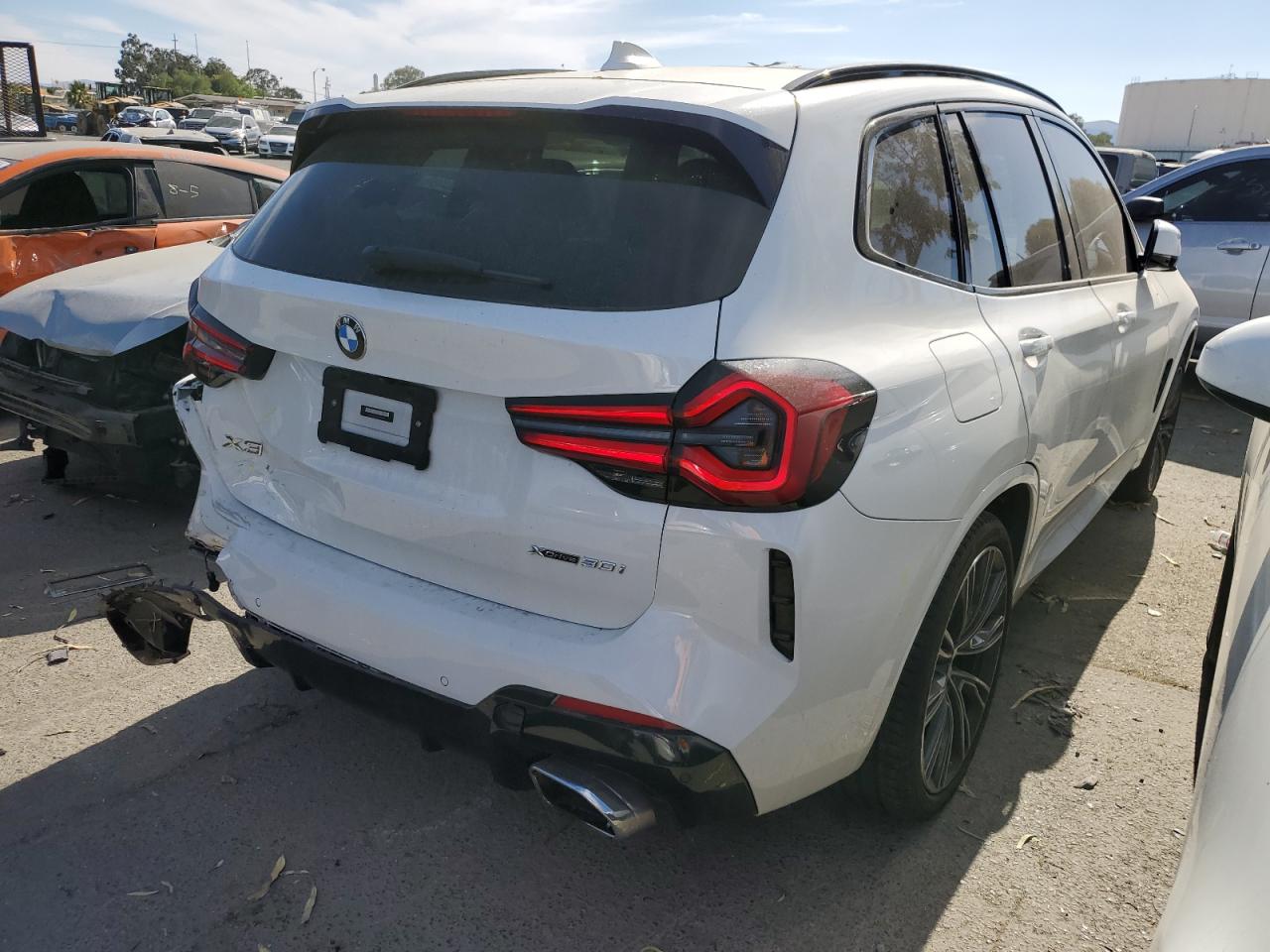 2022 BMW X3 XDRIVE30I VIN:5UX53DP02N9K76983