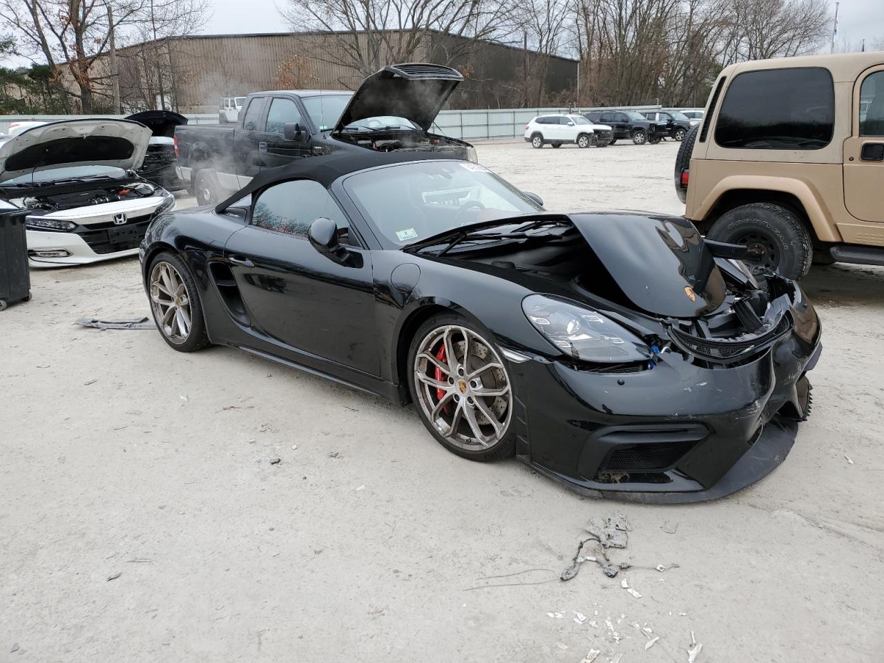 2023 PORSCHE BOXSTER SPYDER VIN:WP0CC2A81PS222016