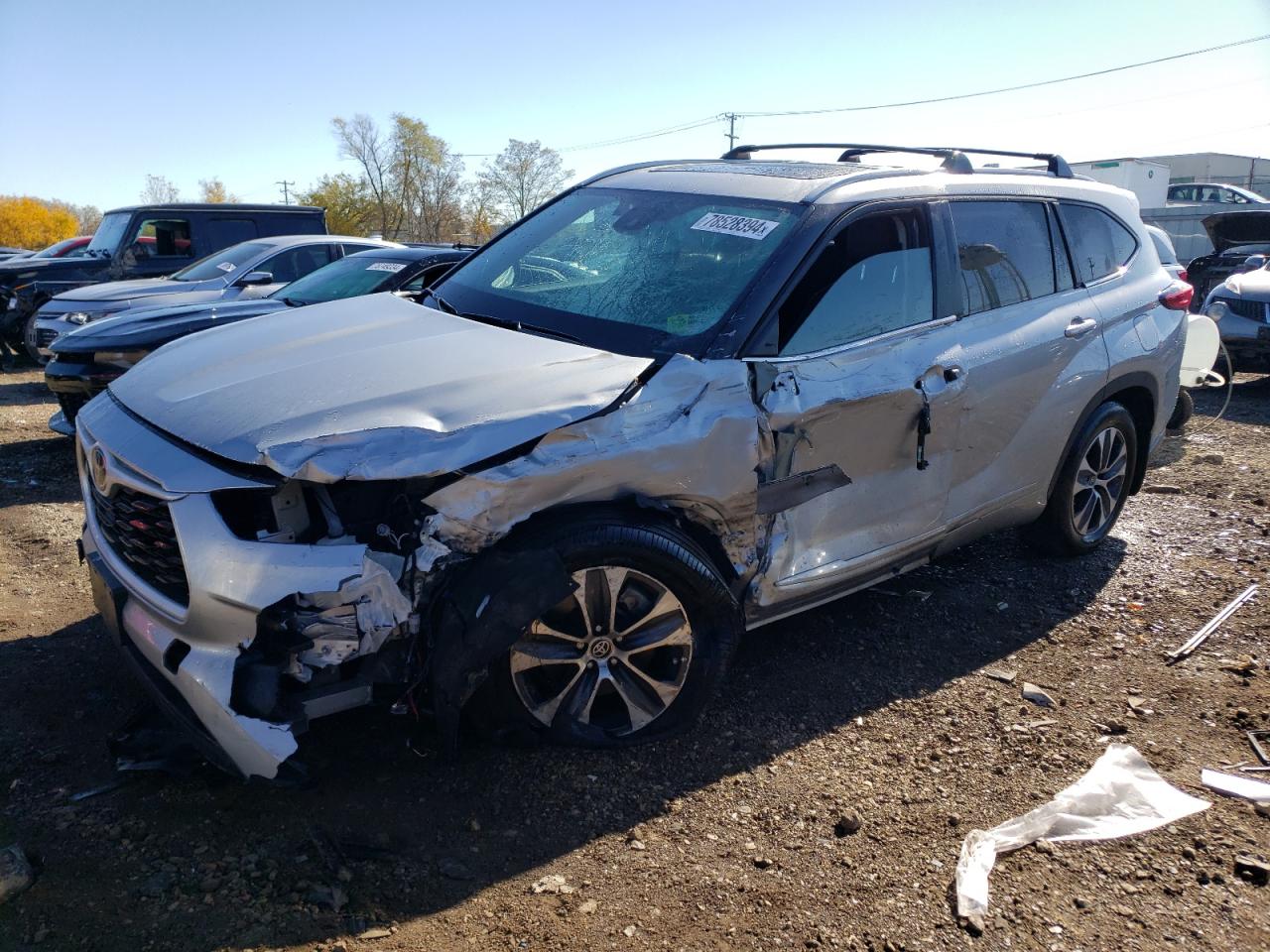 2023 TOYOTA HIGHLANDER L VIN:5TDKDRBH5PS046760