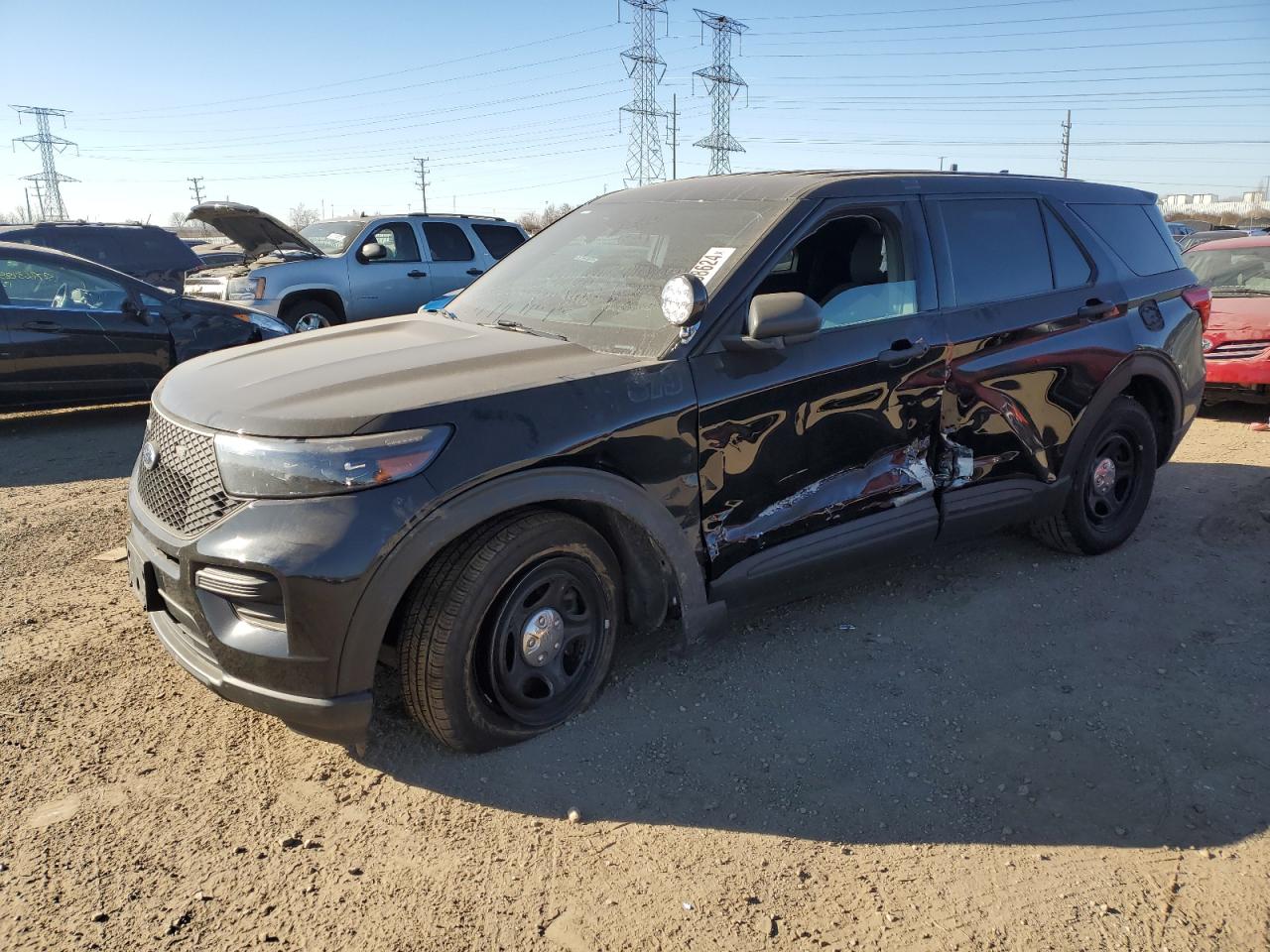 2022 FORD EXPLORER POLICE INTERCEPTOR VIN:1FM5K8AW1NNA01987