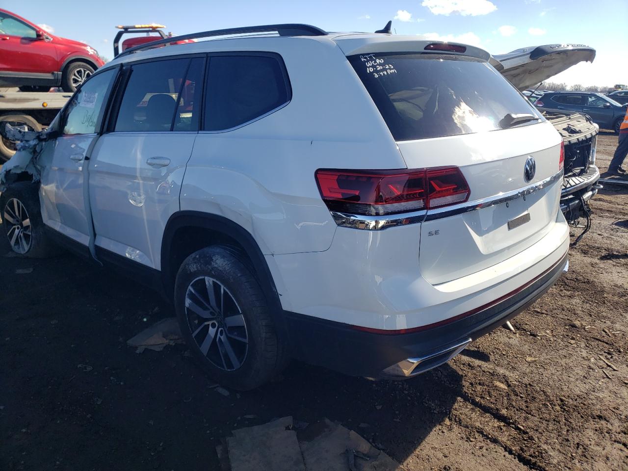 2022 VOLKSWAGEN ATLAS SE VIN:1V2LP2CA9NC536460