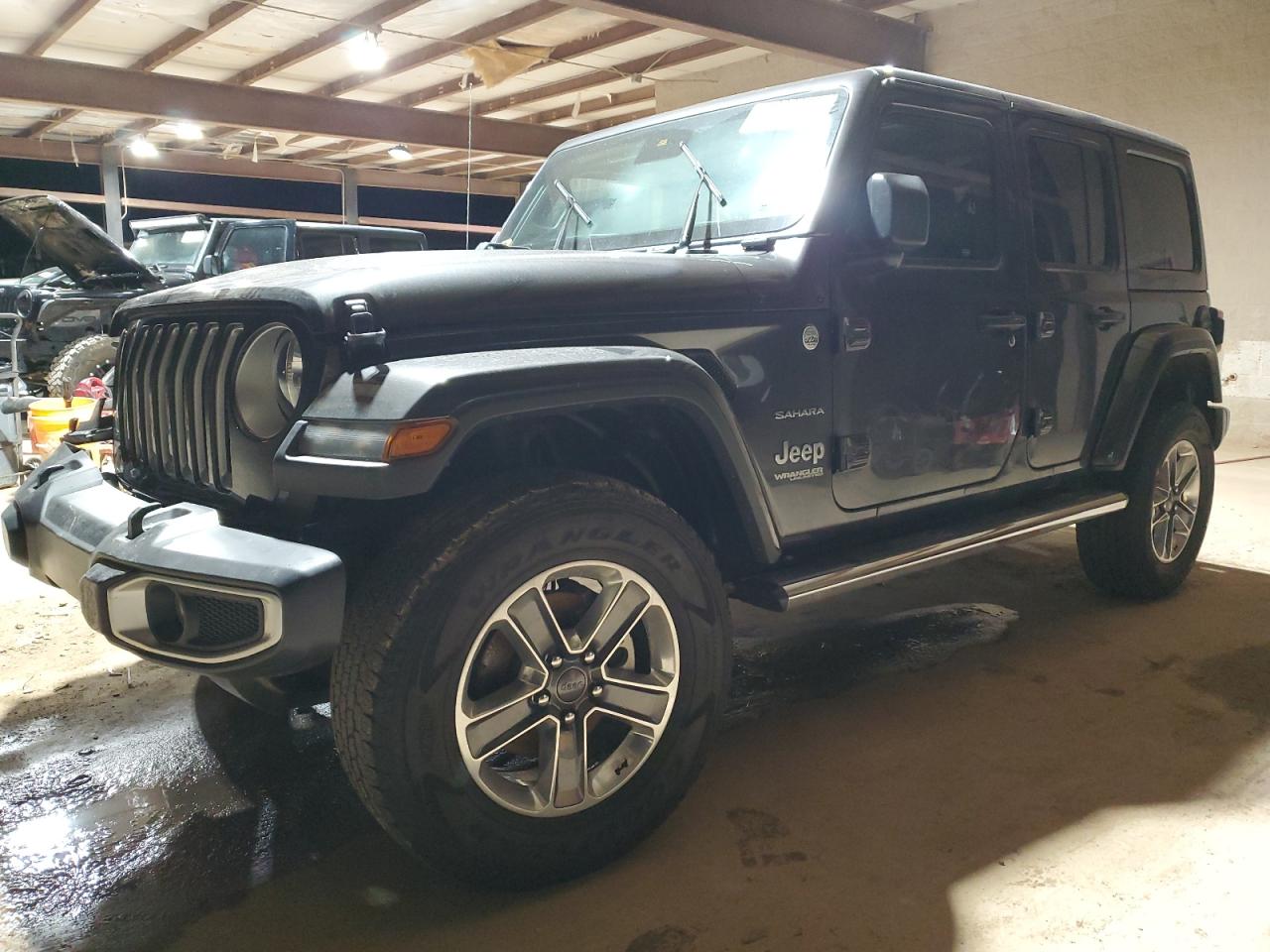 2022 JEEP WRANGLER UNLIMITED SAHARA VIN:1C4HJXEG1NW109232