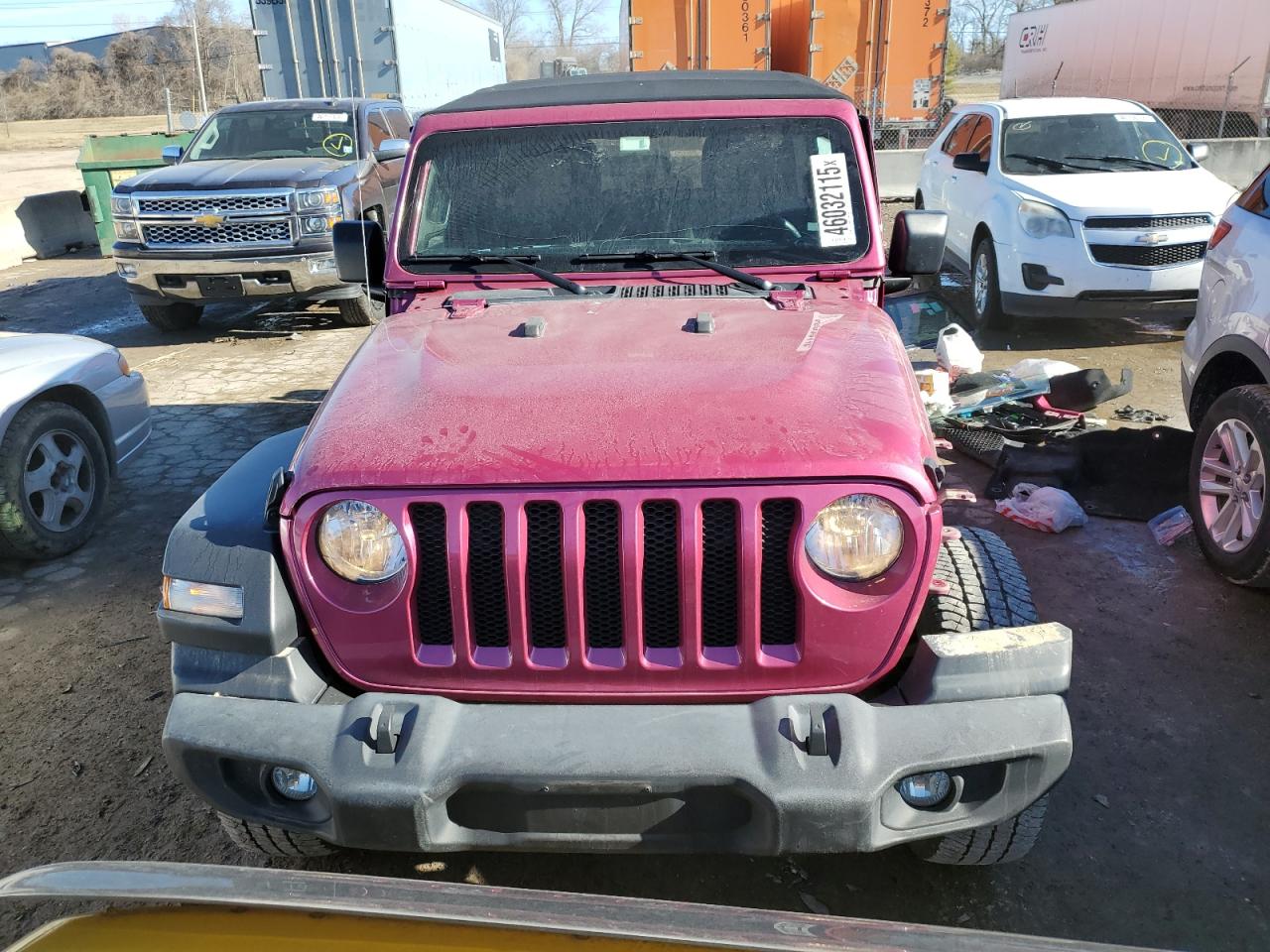 2022 JEEP WRANGLER UNLIMITED SPORT VIN:1C4HJXDG5NW144177