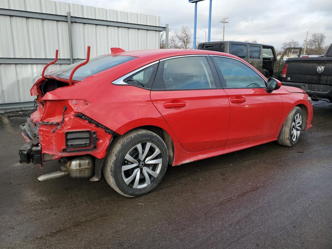2022 HONDA CIVIC LX VIN:2HGFE2F2XNH595752