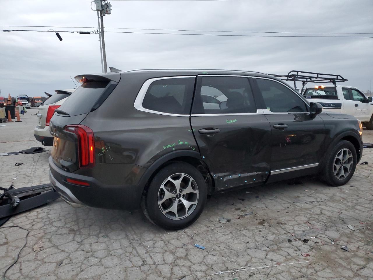 2022 KIA TELLURIDE EX VIN:5XYP3DHCXNG314011