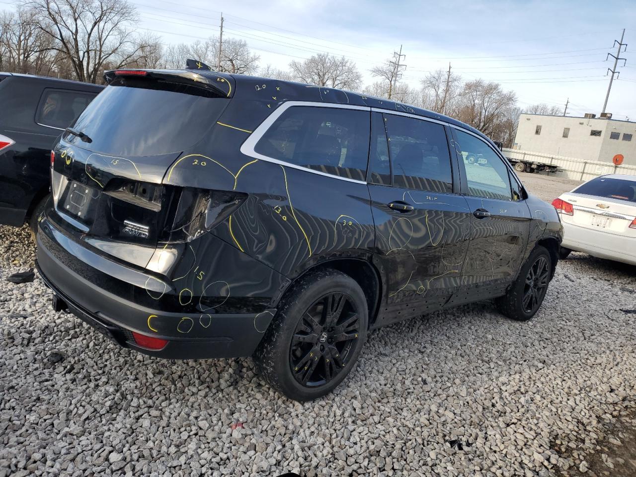 2022 HONDA PILOT SE VIN:5FNYF6H23NB046909