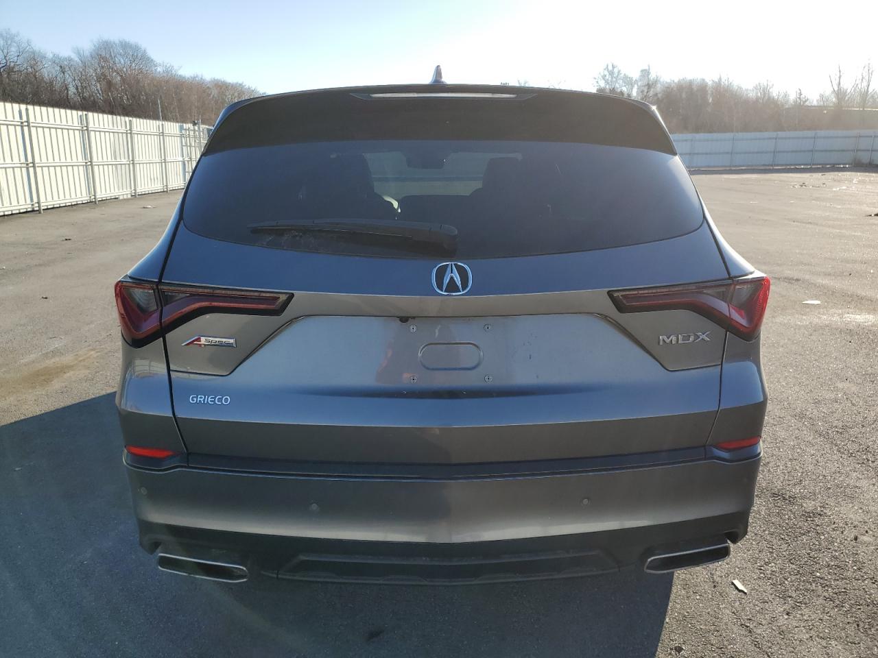 2022 ACURA MDX A-SPEC VIN:5J8YE1H06NL012675