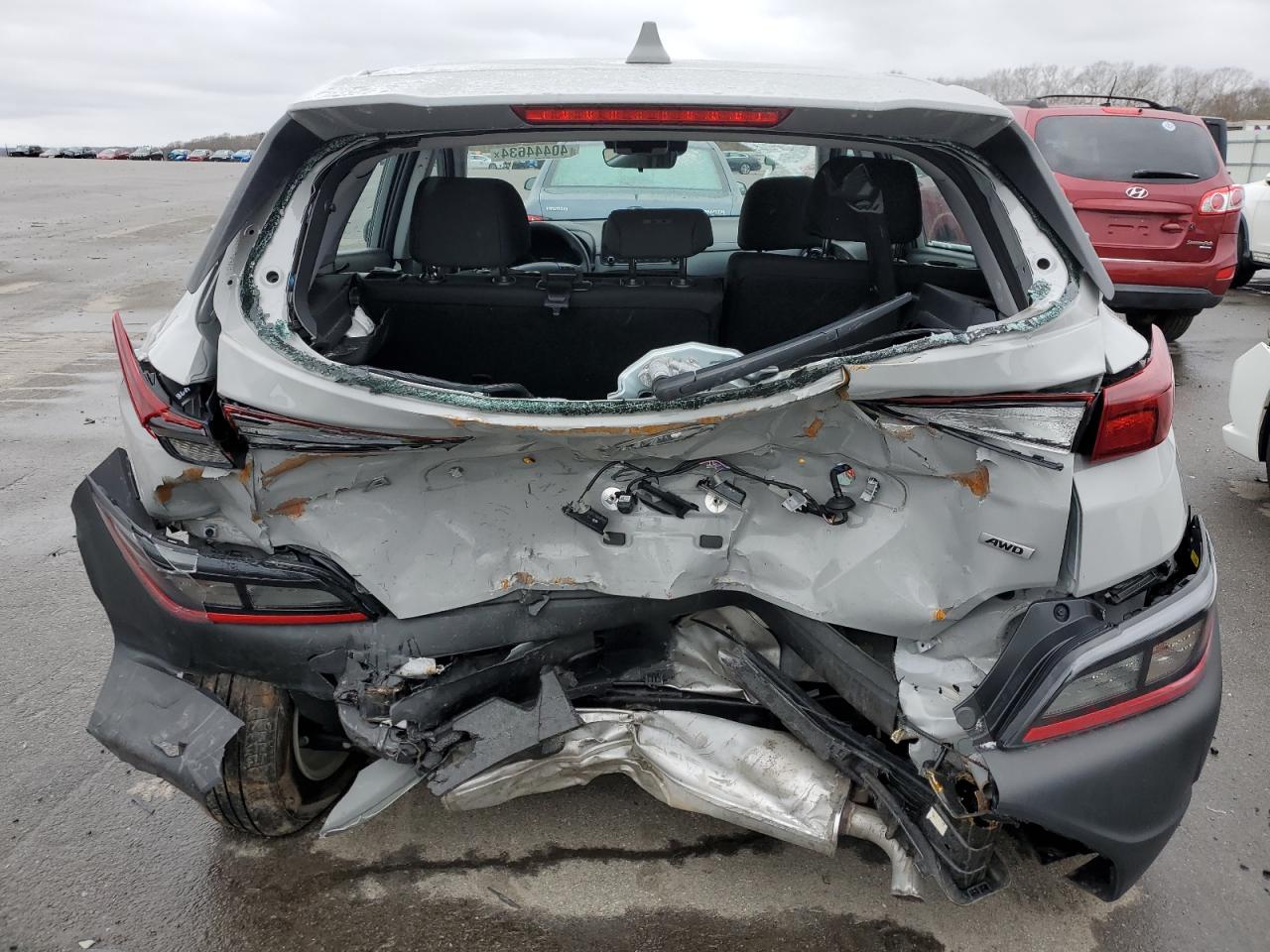 2022 HYUNDAI KONA SEL VIN:KM8K2CAB7NU879707