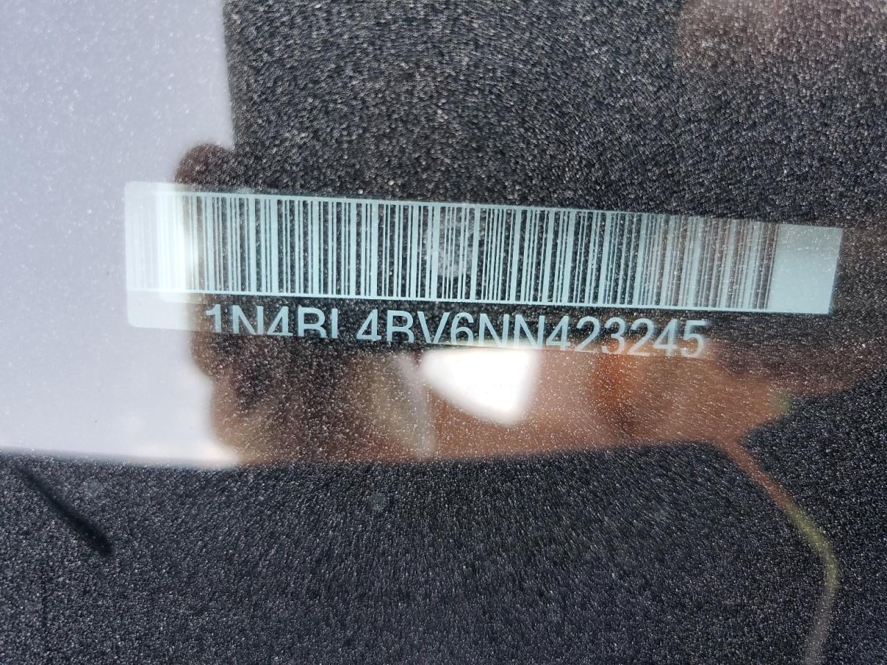 2022 NISSAN ALTIMA S VIN:1N4BL4BV6NN423245