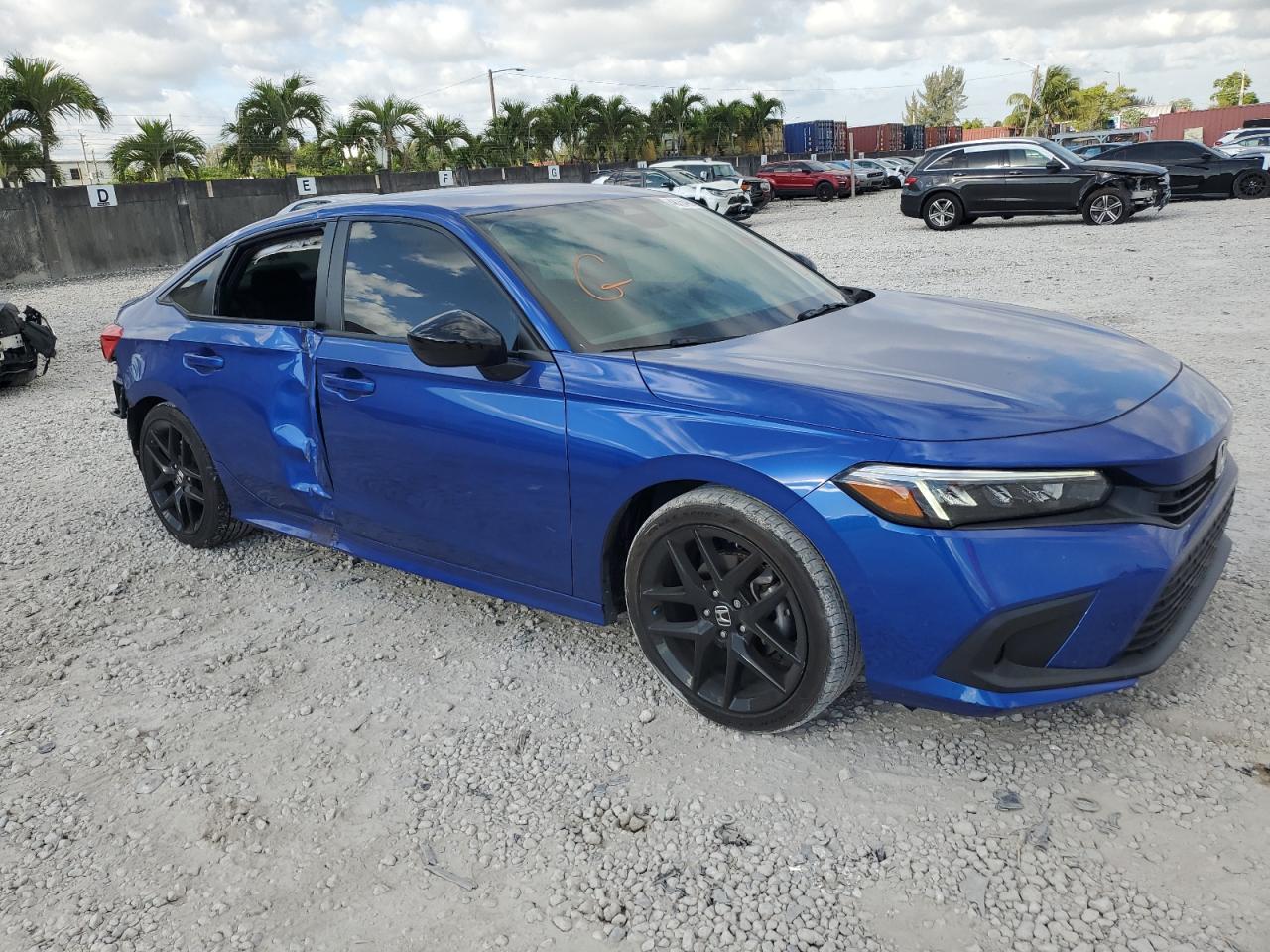 2022 HONDA CIVIC SPORT VIN:2HGFE2F5XNH597818