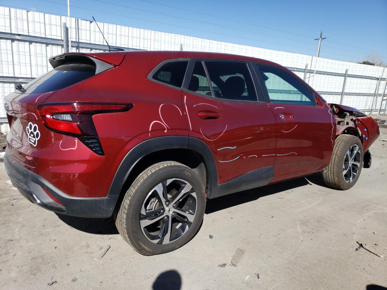 2024 CHEVROLET TRAX 1RS VIN:KL77LGE28RC007540