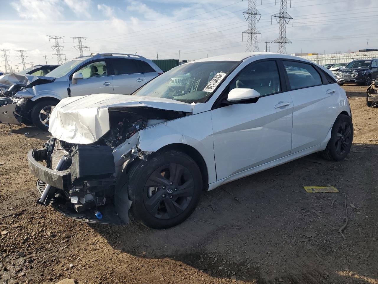 2022 HYUNDAI ELANTRA SEL VIN:5NPLM4AG7NH064325