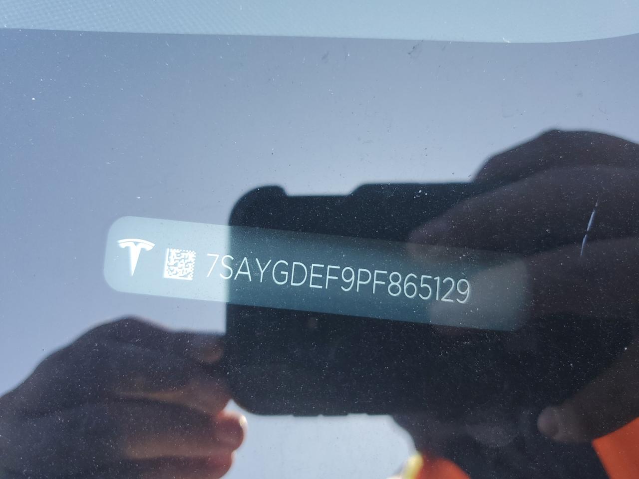2023 TESLA MODEL Y  VIN:7SAYGDEF9PF865129
