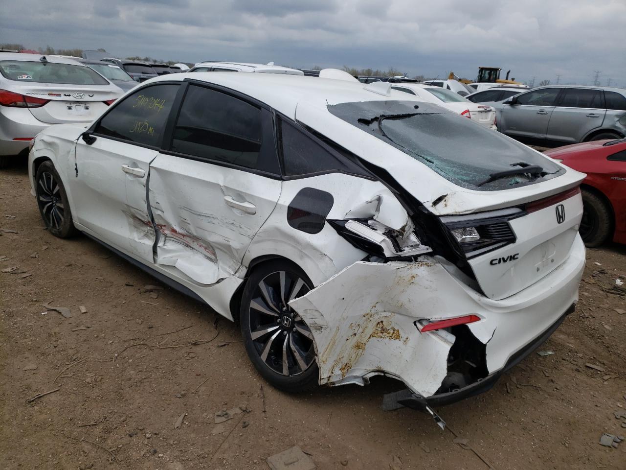 2022 HONDA CIVIC EXL VIN:19XFL1H72NE010729