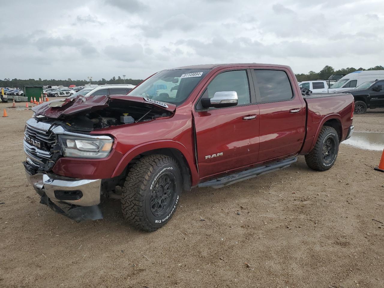 2022 RAM 1500 LARAMIE VIN:1C6SRFJT9NN208390