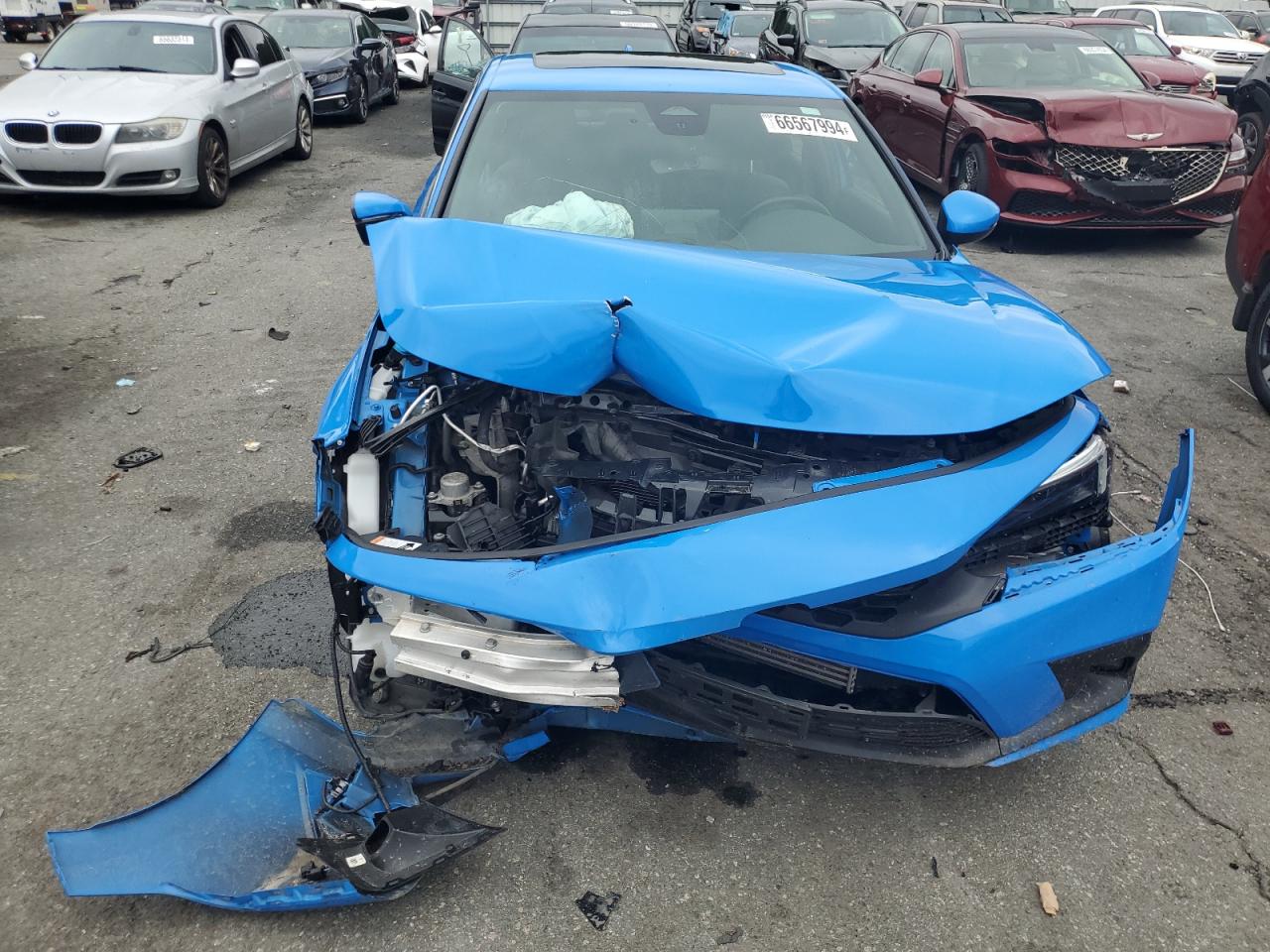 2022 HONDA CIVIC SPORT TOURING VIN:19XFL1H89NE002538