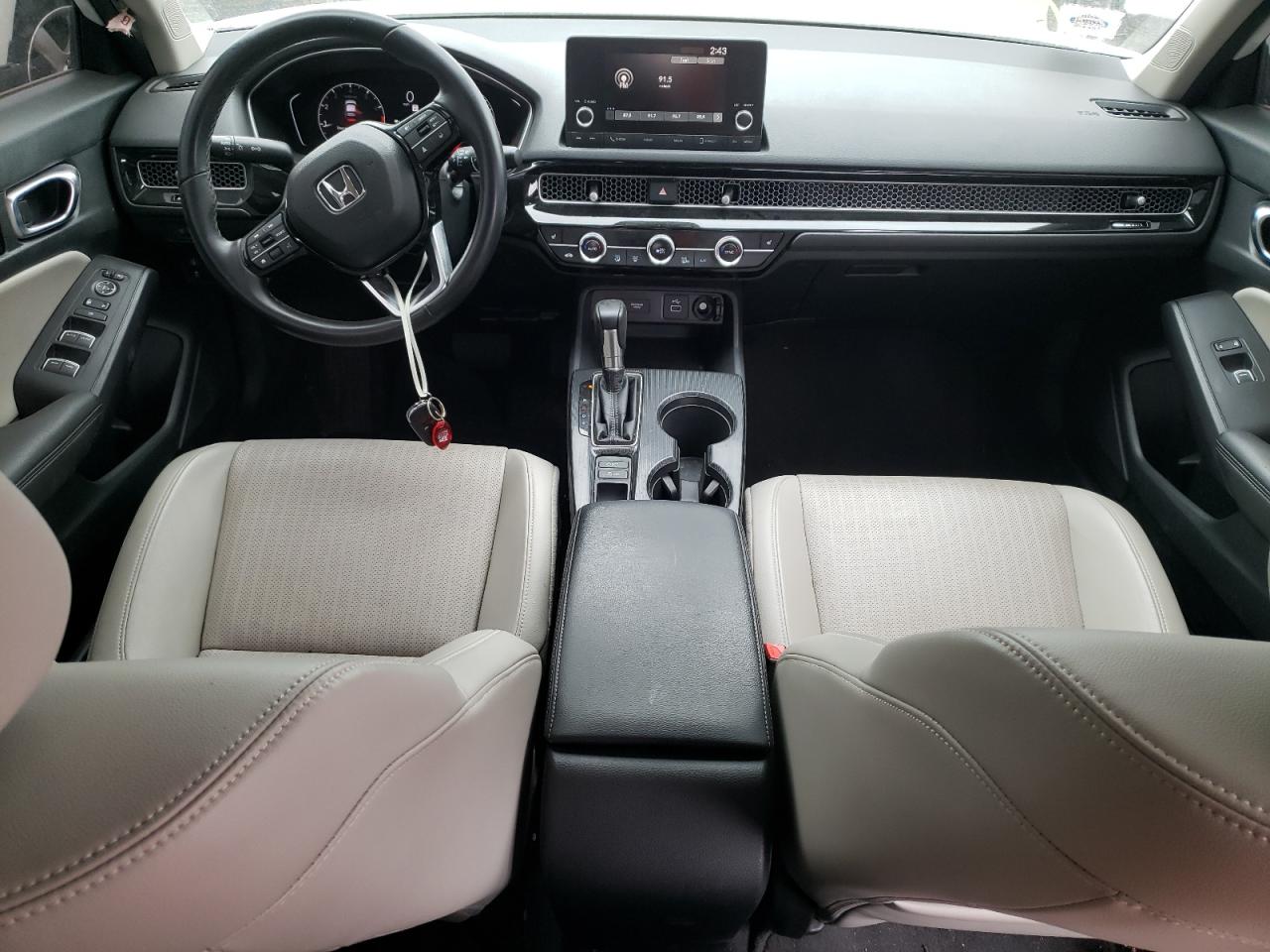 2022 HONDA CIVIC EXL VIN:19XFL1H72NE010729