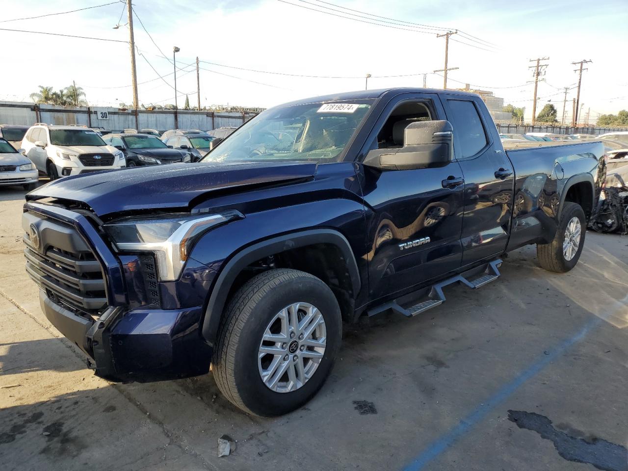 2022 TOYOTA TUNDRA DOUBLE CAB SR VIN:5TFLA5GD7NX001242