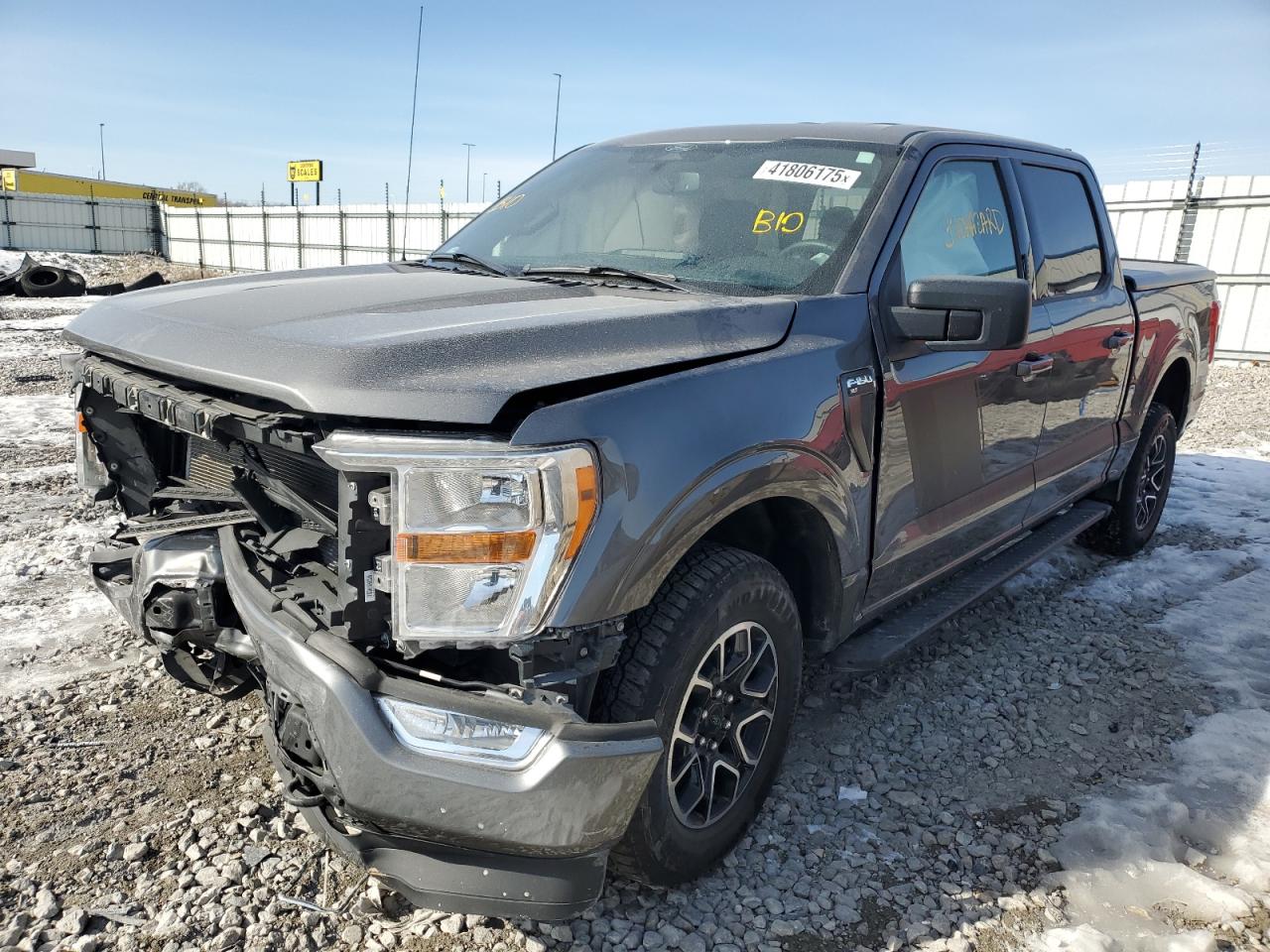 2022 FORD F150 SUPERCREW VIN:1FTFW1E5XNKE36109