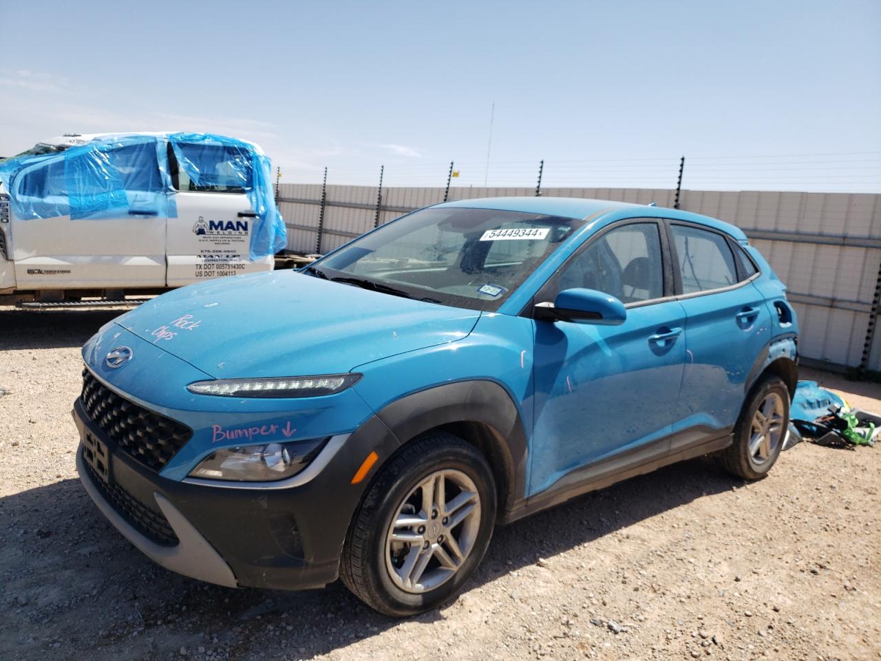 2022 HYUNDAI KONA SEL VIN:KM8K22AB4NU854872