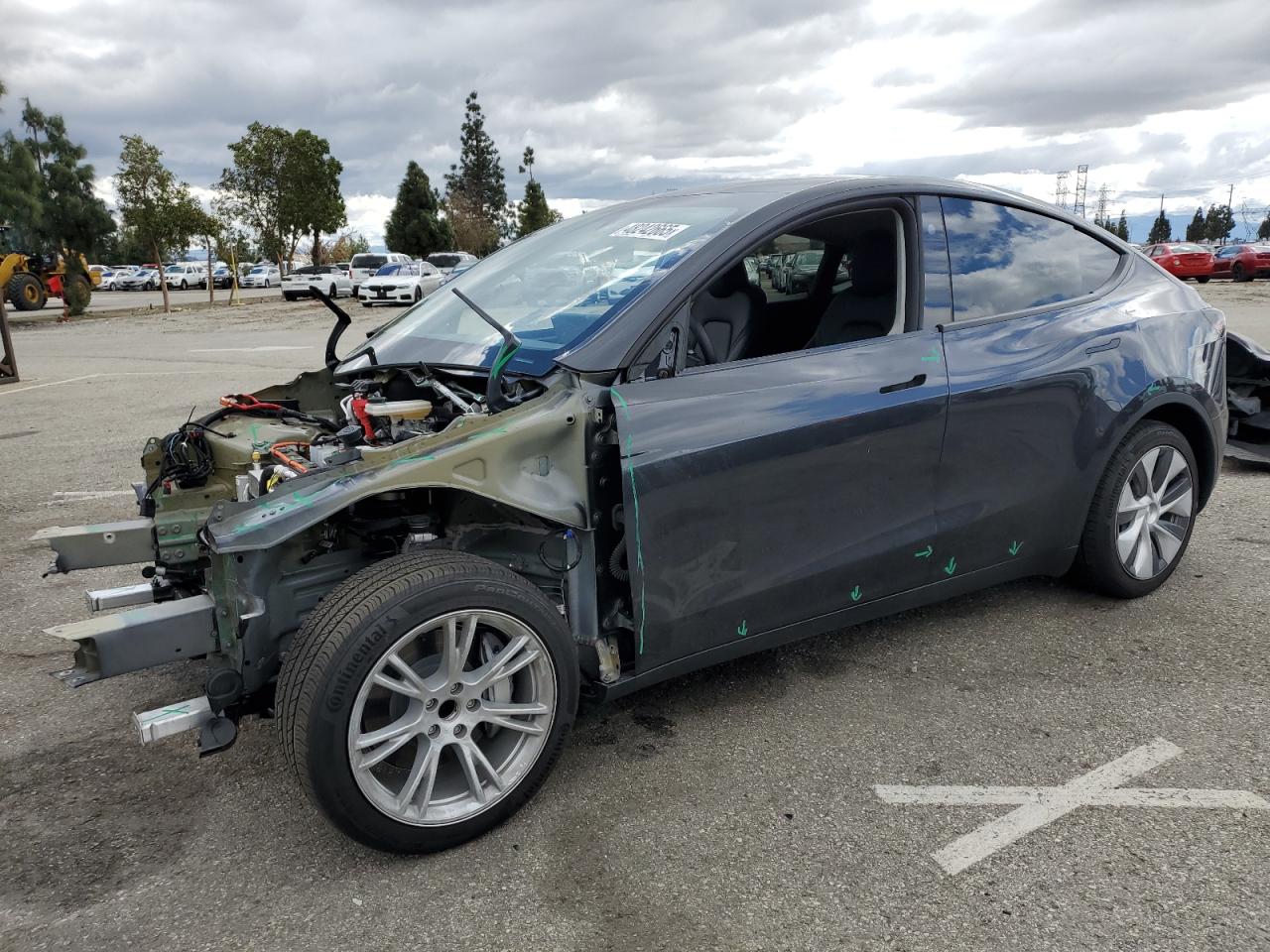 2024 TESLA MODEL Y  VIN:7SAYGDED2RF091436