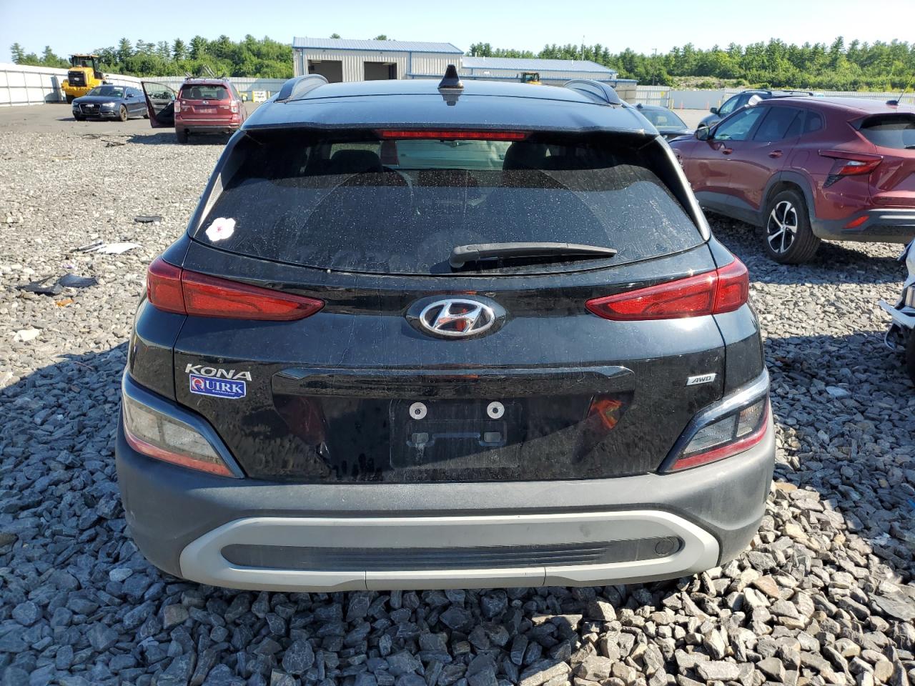 2022 HYUNDAI KONA SEL VIN:KM8K3CAB3NU898588