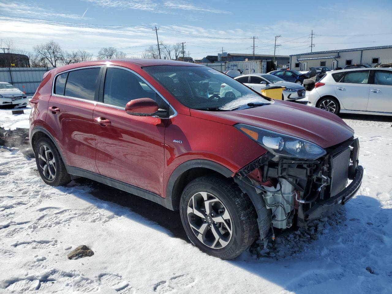 2022 KIA SPORTAGE LX VIN:KNDPMCAC2N7966040