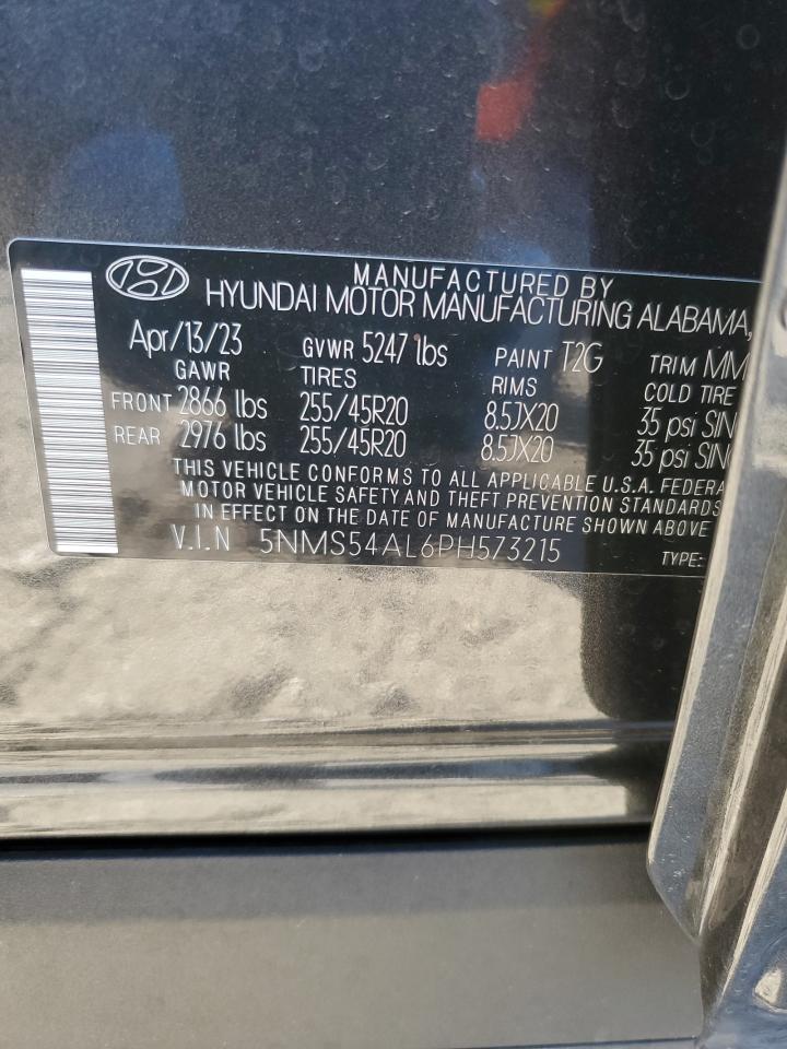 2023 HYUNDAI SANTA FE CALLIGRAPHY VIN:5NMS54AL6PH573215