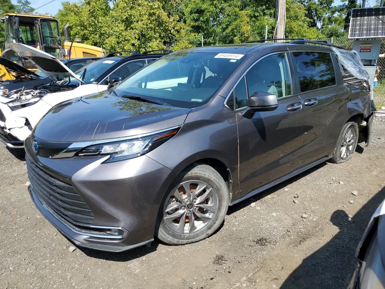 2022 TOYOTA SIENNA XLE VIN:5TDYSKFC7NS073560