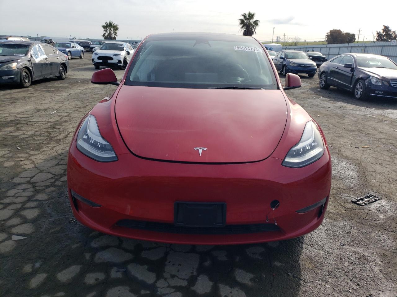 2022 TESLA MODEL Y  VIN:7SAYGDEE6NF345538