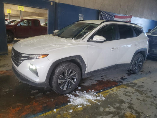 2022 HYUNDAI TUCSON BLUE VIN:KM8JBCA17NU030065