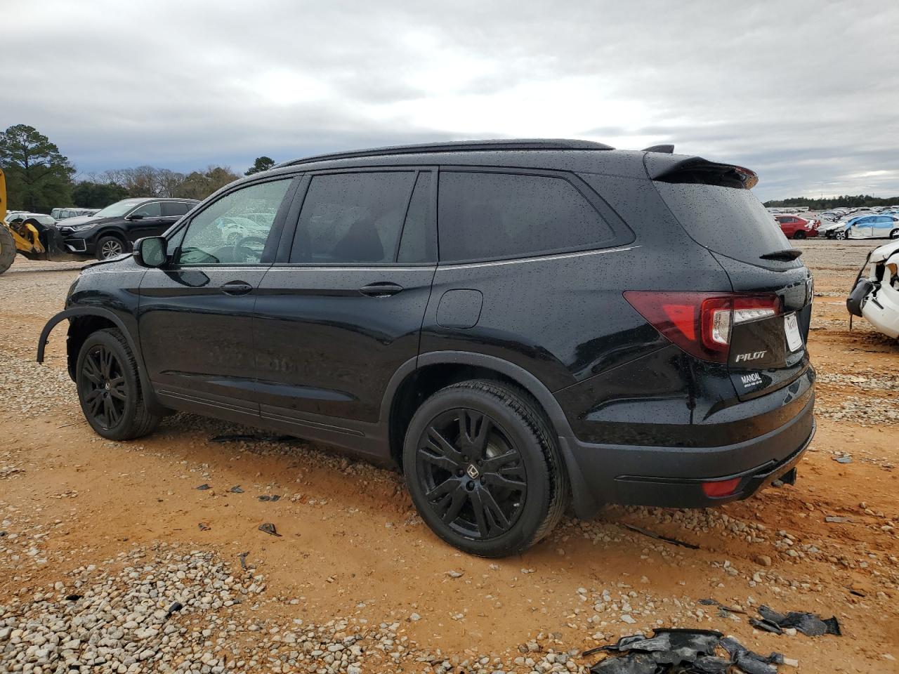 2022 HONDA PILOT BLACK VIN:5FNYF6H77NB025959