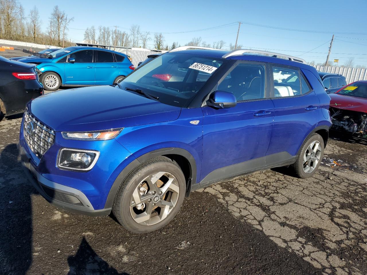 2022 HYUNDAI VENUE SEL VIN:KMHRC8A35NU201183