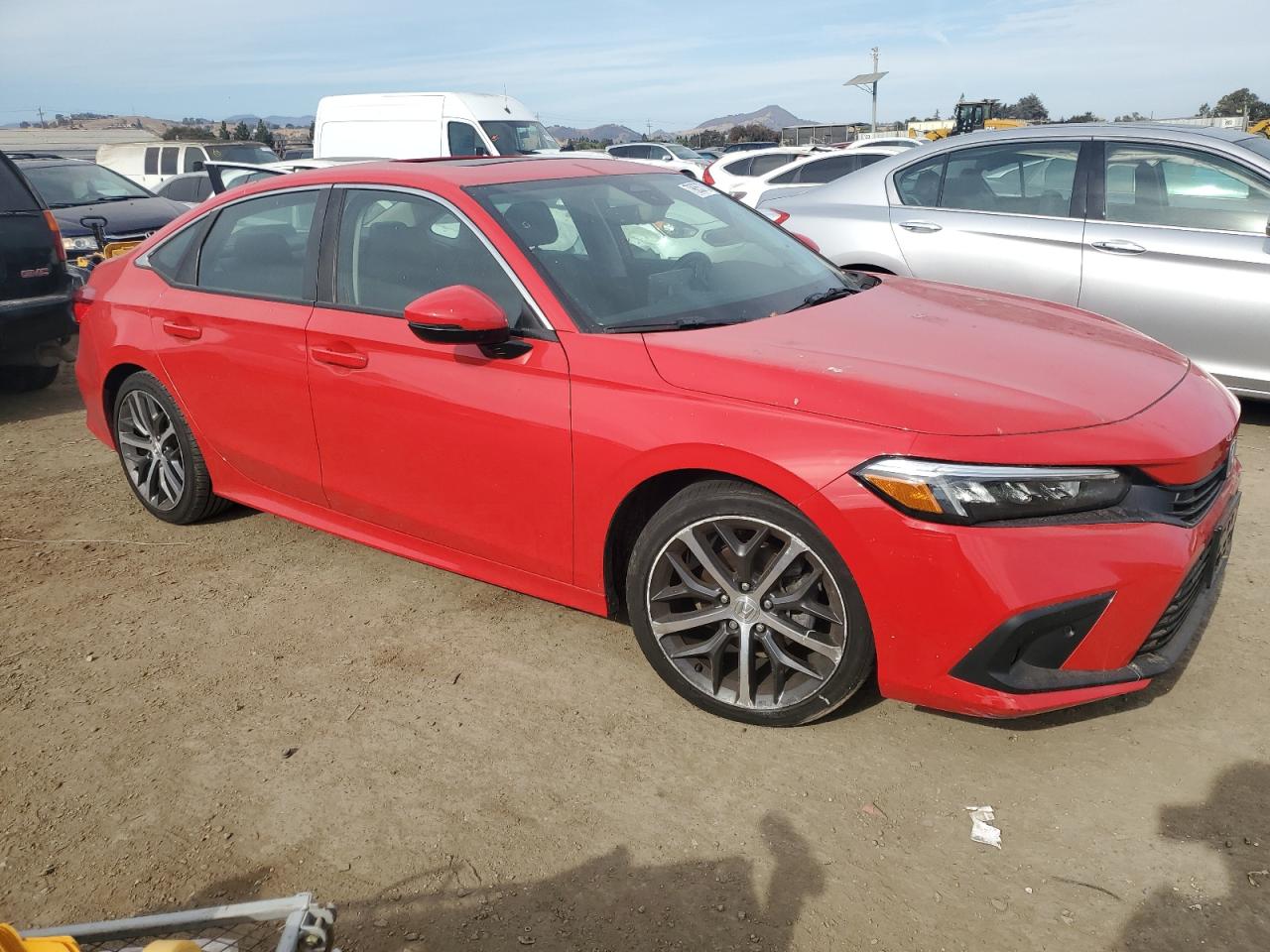 2022 HONDA CIVIC TOURING VIN:2HGFE1F91NH316082