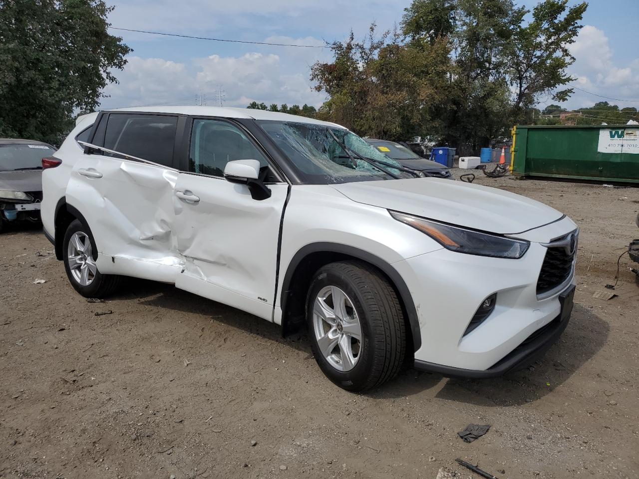 2023 TOYOTA HIGHLANDER HYBRID LE VIN:5TDBBRCH9PS564424