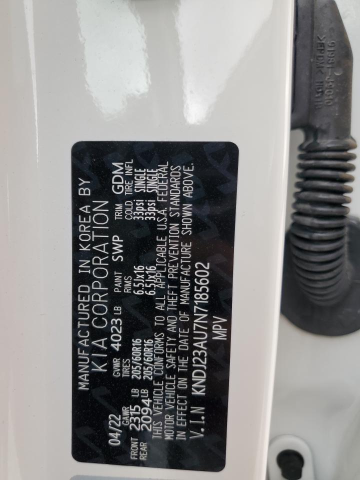 2022 KIA SOUL LX VIN:KNDJ23AU7N7185602