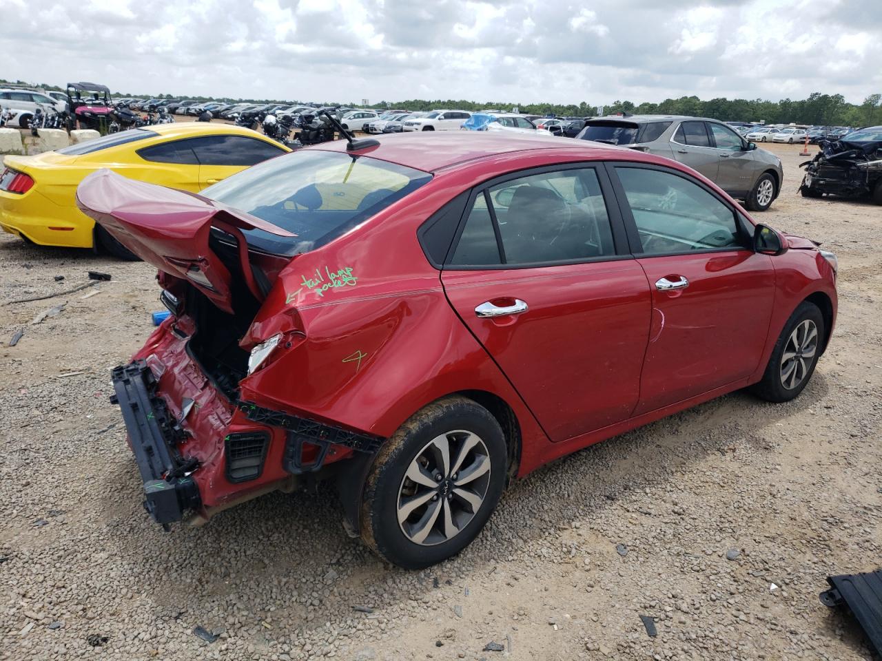 2022 KIA RIO LX VIN:3KPA24AD9NE454723