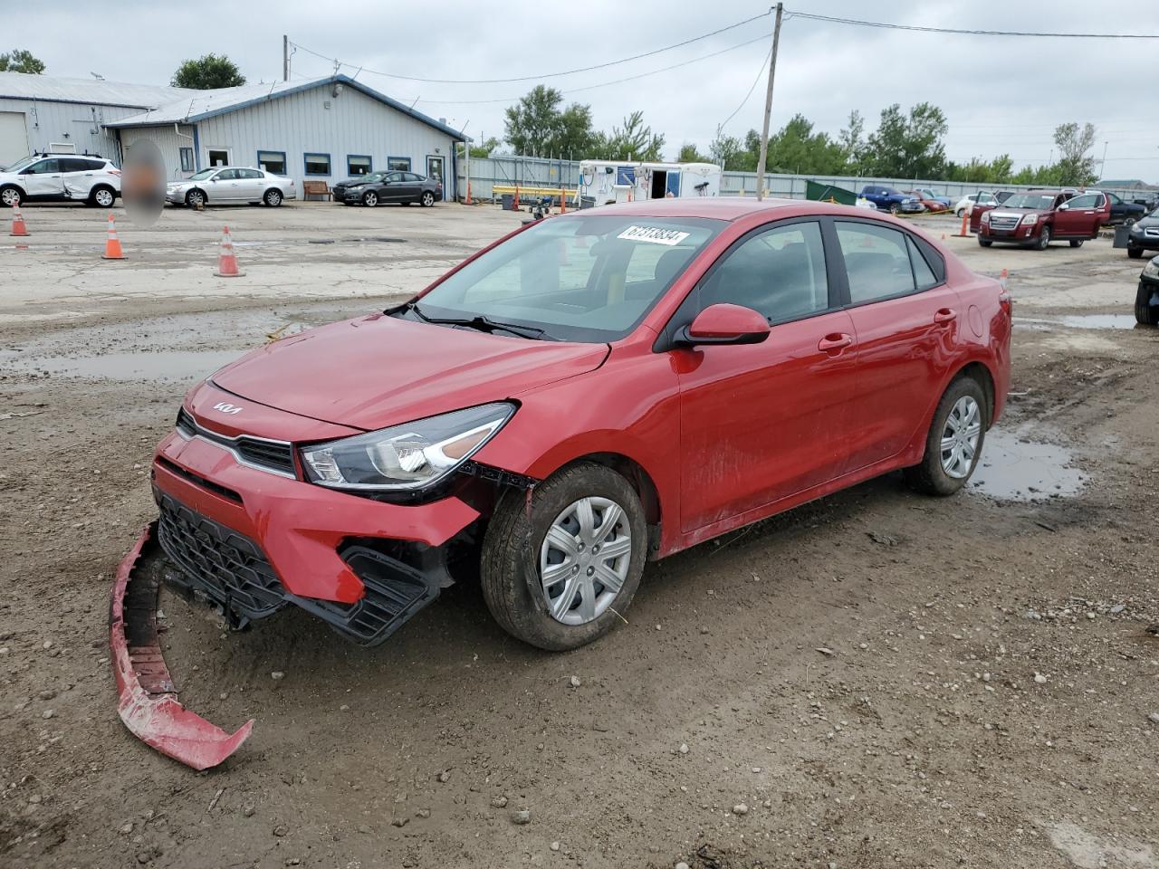 2022 KIA RIO LX VIN:3KPA24AD0NE460300