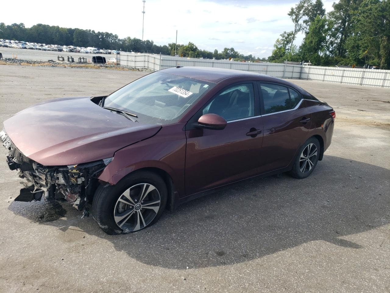 2022 NISSAN SENTRA SV VIN:3N1AB8CV6NY285260