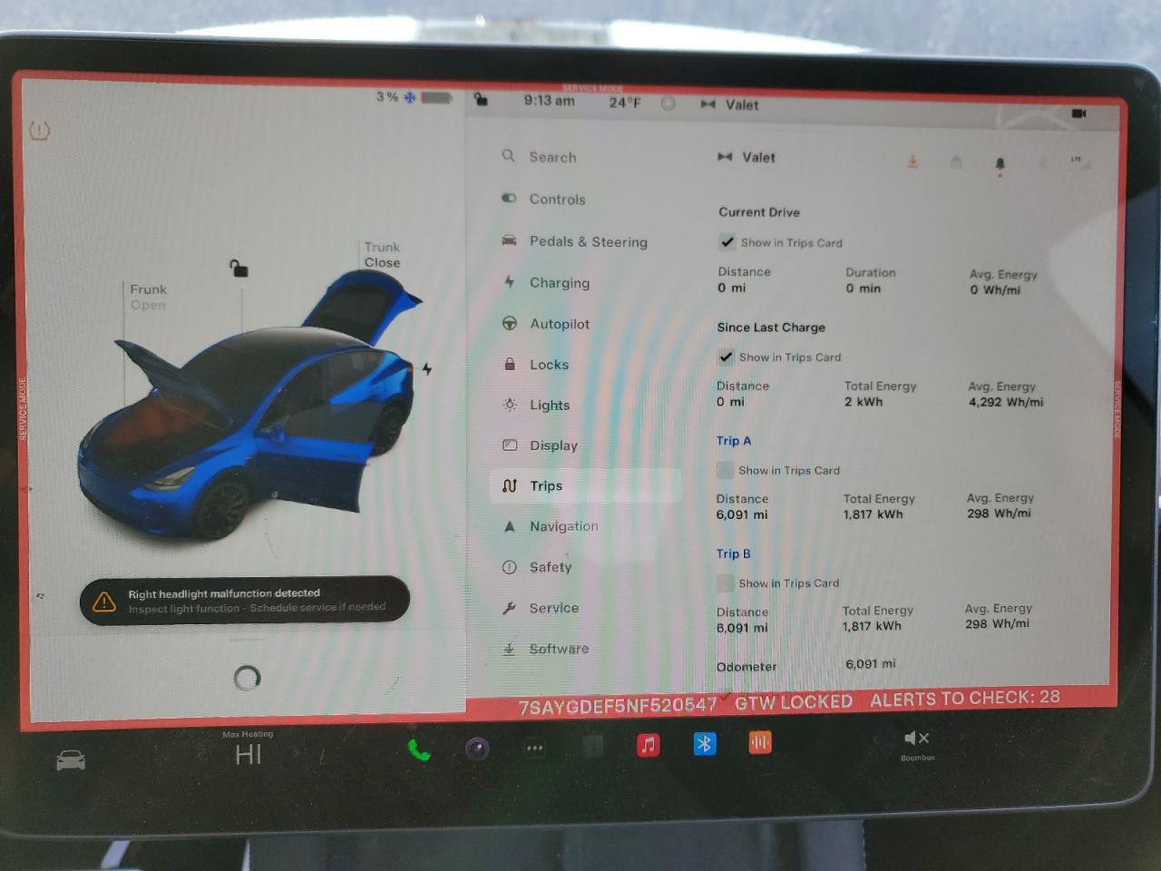 2022 TESLA MODEL Y  VIN:7SAYGDEF5NF520547