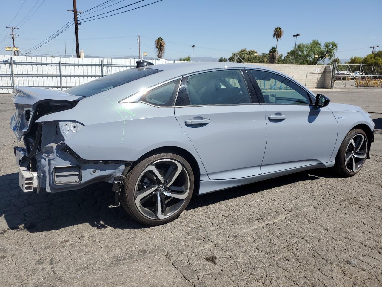 2022 HONDA ACCORD HYBRID SPORT VIN:1HGCV3F25NA041574