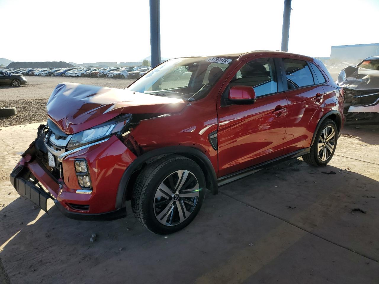 2022 MITSUBISHI OUTLANDER SPORT ES VIN:JA4APUAU9NU003580