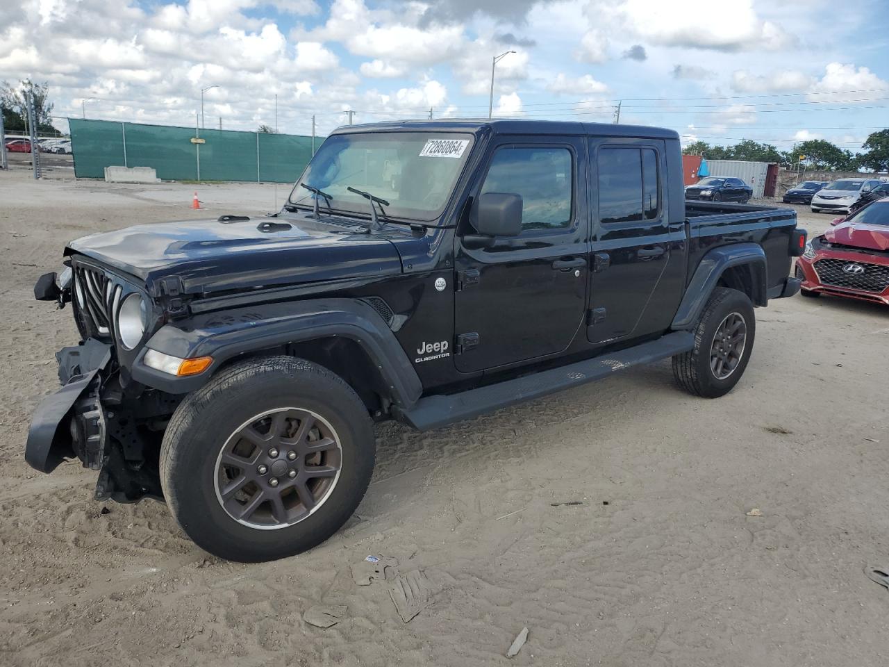 2022 JEEP GLADIATOR OVERLAND VIN:1C6HJTFG5NL120749