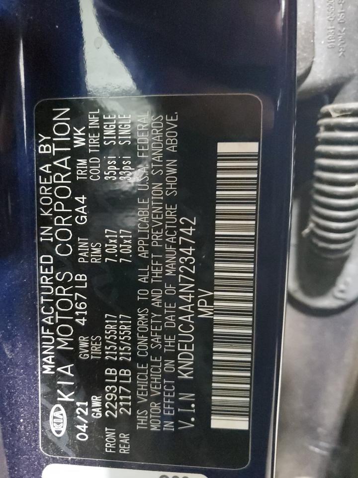 2022 KIA SELTOS S VIN:KNDEUCAA4N7234742